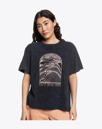 Dámské tričko Roxy Moonlight Sun B, Anthracite