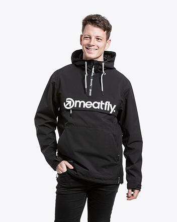 Pánská street bunda Meatfly Garen, Black