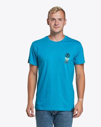 Pánské tričko Meatfly Phase, Ocean Blue