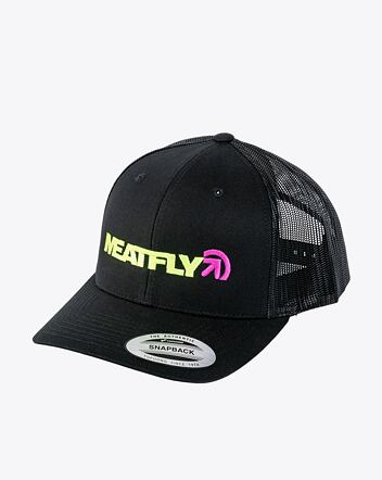 Kšiltovka Meatfly Rodie Trucker, Lime / Black