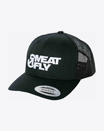Kšiltovka Meatfly Setty Trucker, Black