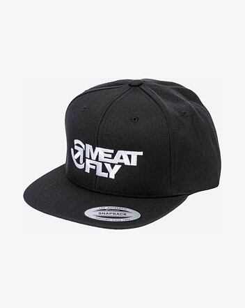 Kšiltovka Meatfly Ness Snapback, Black