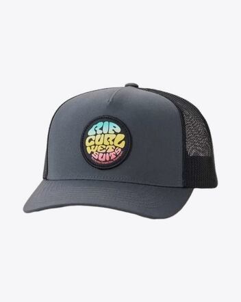 Kšiltovka Rip Curl Wetsuit Icon Trucker, Washed Black