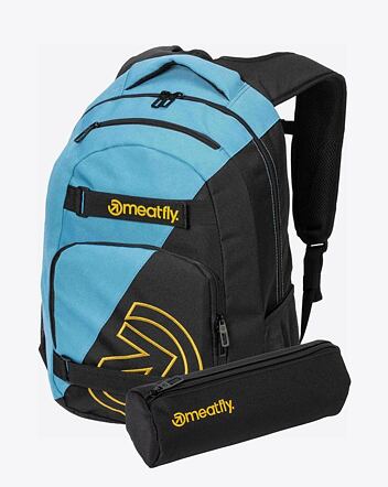 Batoh Meatfly Exile, Sky Blue / Yellow, 24 L + PENÁL ZDARMA