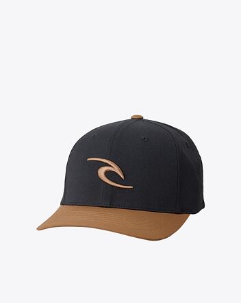 Kšiltovka Rip Curl Tepan 2.0 Flexfit Cap, Black / Tan