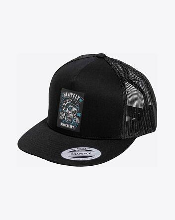 Kšiltovka Meatfly Decadence Trucker Snapback, Black