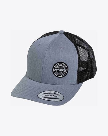 Kšiltovka Meatfly MF View Trucker, White Round / Heather