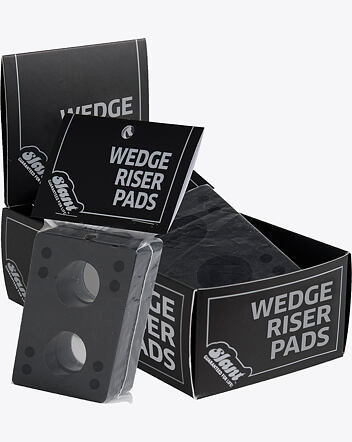 Podložky Globe Slant Wedge Risers 12pk, Black