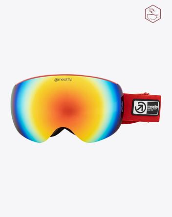 SNB & SKI brýle Meatfly Ekko XL, Ferrari Red
