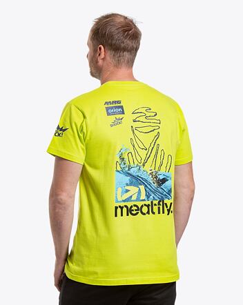 Pánské tričko Meatfly Dakar, Safety Yellow