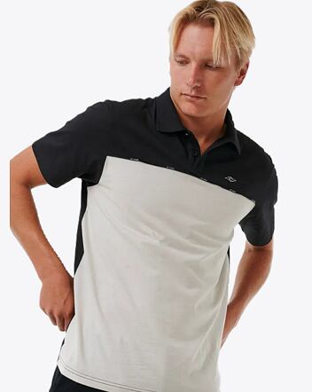 Pánské tričko Rip Curl Vaporcool Medina Seacell Polo, Black/Grey