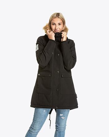 Dámská zimní bunda Meatfly Amber Parka, Black