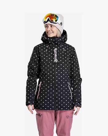 Dámská SNB & SKI bunda Meatfly Kirsten, Dusty Color Dots