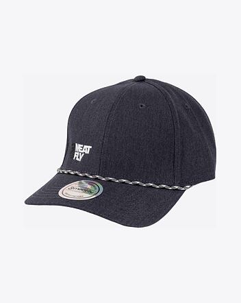 Kšiltovka Meatfly Dustin Flexfit Recycled, Anthracite / White Decent Revital