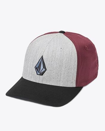 Kšiltovka Volcom Full Stone Hthr Flexfit, Dark Slate