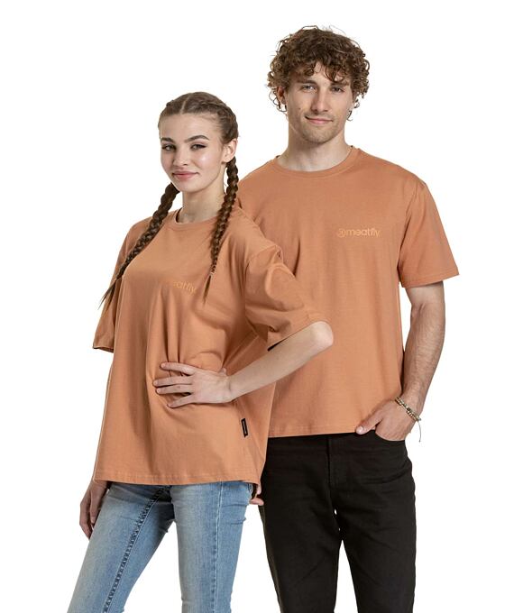 Unisex tričko Meatfly Minimal, Cork