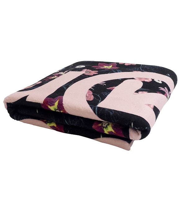 Ručník Meatfly Wave Towel, Hibiscus Black