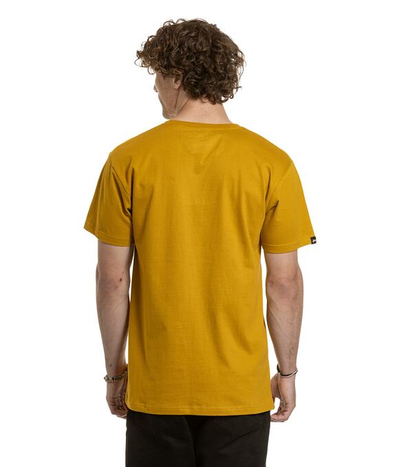 Pánské tričko Meatfly Revital, Mustard