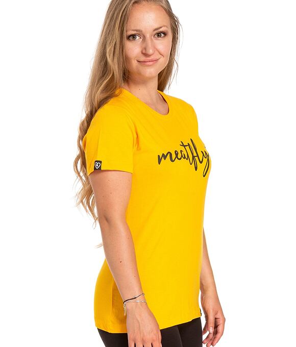 Dámské tričko Meatfly Luna, Deep Yellow