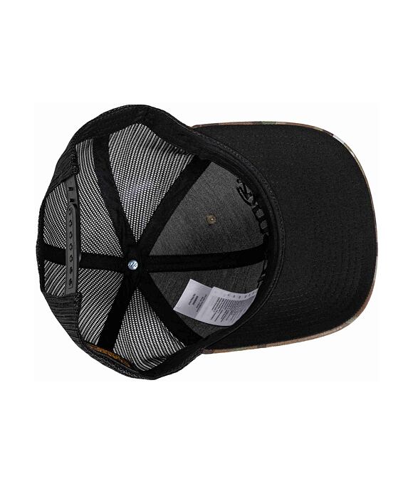Kšiltovka Meatfly MF Logo Trucker, Black / Multicam
