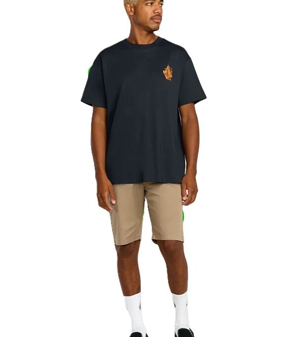 Pánské tričko Volcom Fa Callum Rooney Sst, Antique Black