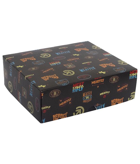 Pánské boxerky Meatfly Agostino, Yellow/Blue Comics, Gift Pack