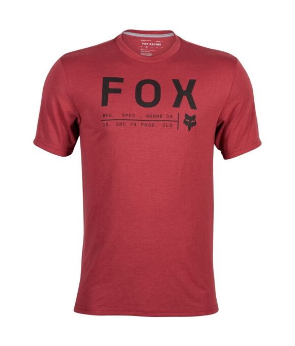 Pánské technické tričko Fox Non Stop Ss Tech, Scarlet
