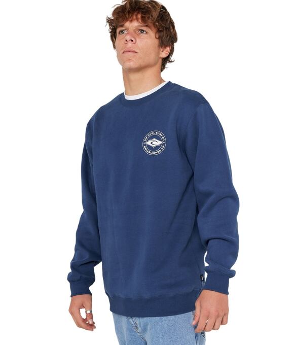 Pánská mikina Rip Curl Staple Crew, Light Navy