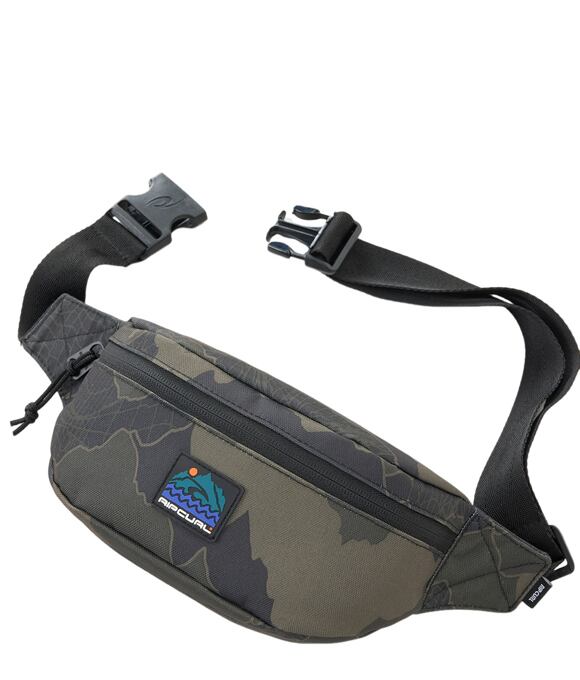 Ledvinka Rip Curl Waist Search Camo, Black/Olive
