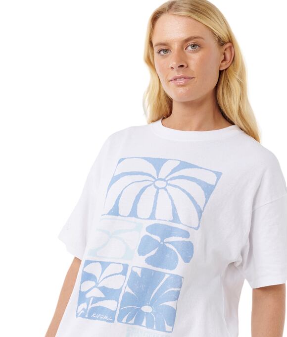 Dámské tričko Rip Curl Oceanic Heritage, Optical White