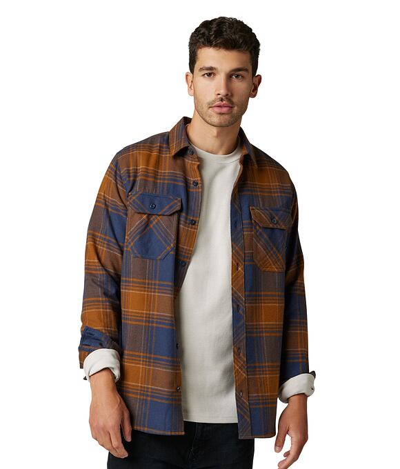 Pánská košile Fox Traildust 2.0 Flannel, Deep Cobalt