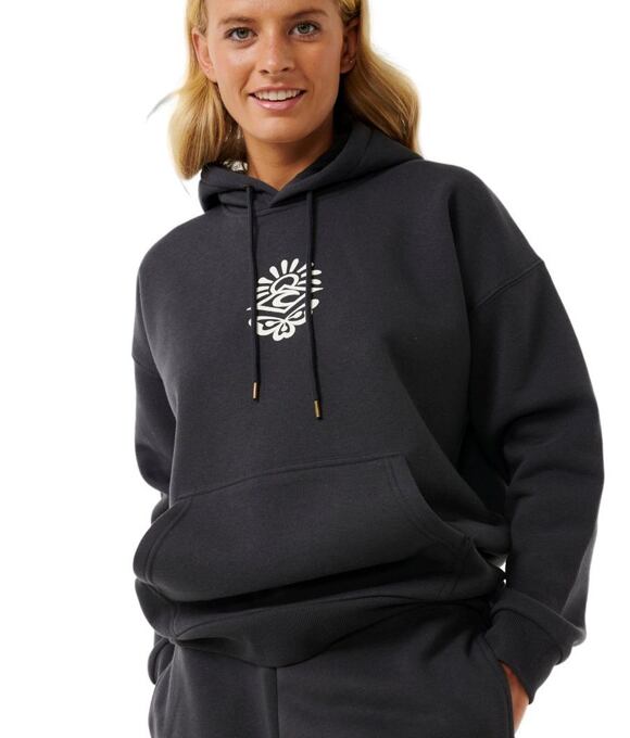 Unisex tepláky Rip Curl Icons Of Surf Track, Washed Black