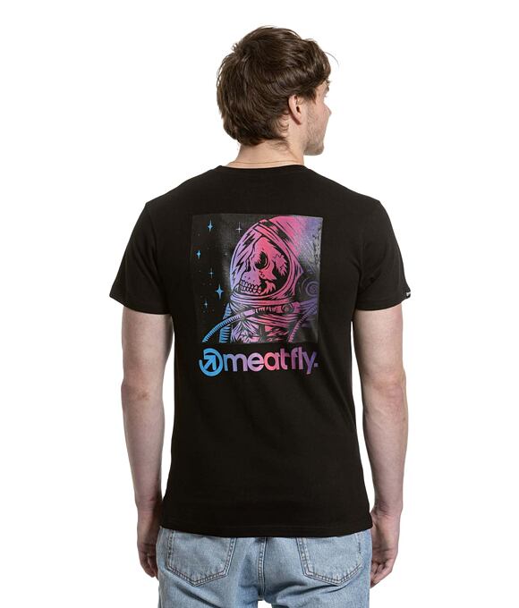 Pánské tričko Meatfly Cosmic, Black