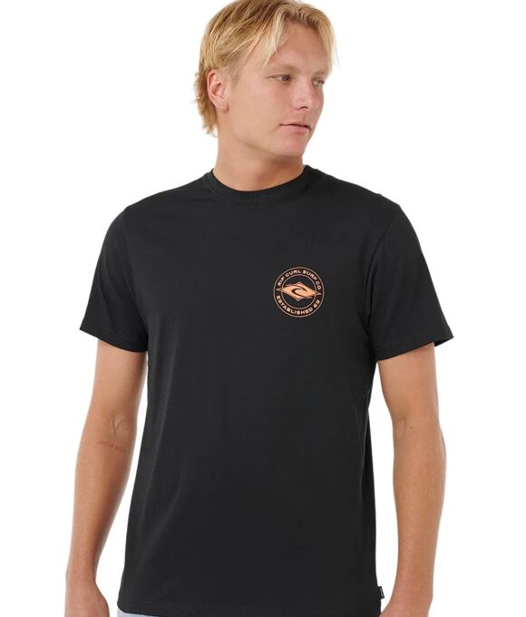 Pánské tričko Rip Curl Staple, Black
