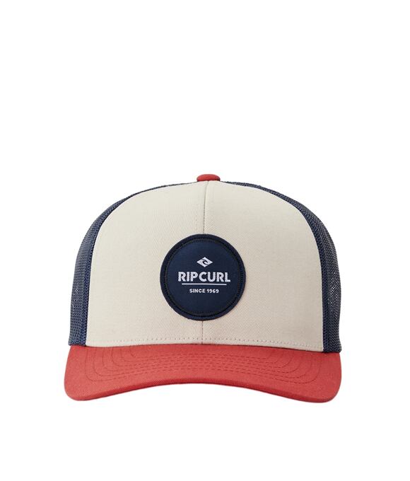 Kšiltovka Rip Curl Routine Curve Trucker, White/Navy/Red