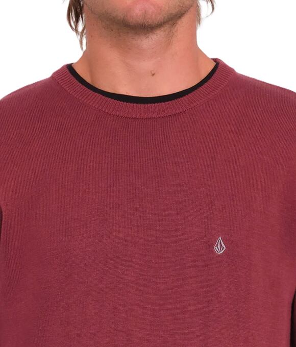 Pánská mikina Volcom Uperstand Sweater, Merlot