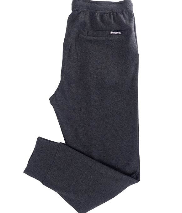 Pánské tepláky Meatfly Joy, Charcoal Heather