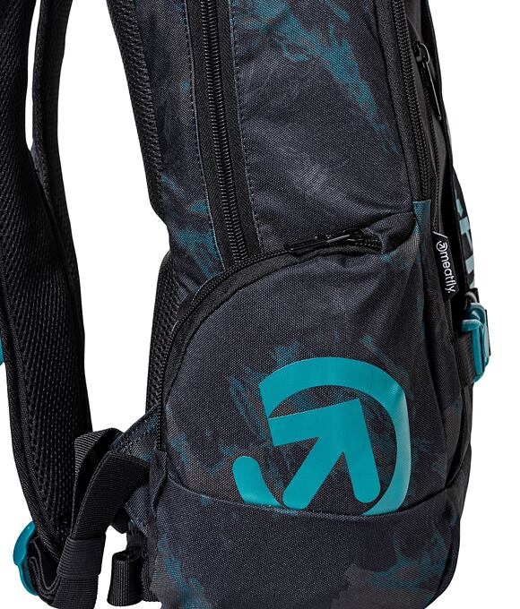 Batoh Meatfly Basejumper, Petrol Mossy/Black, 22 L