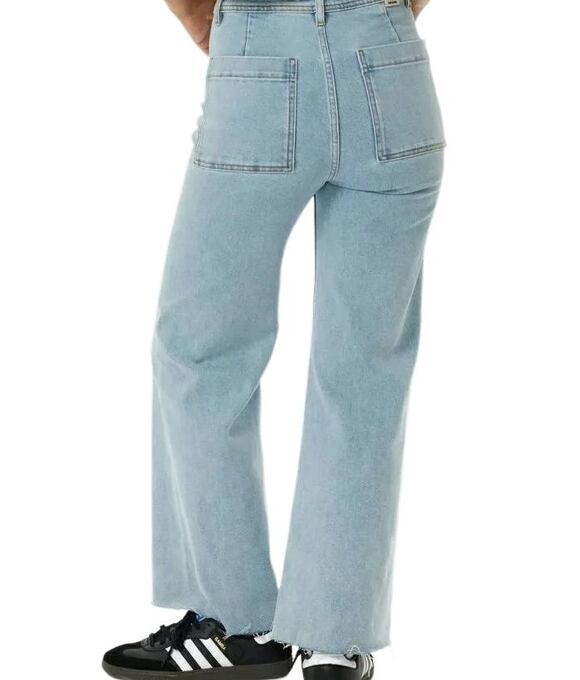 Dámské kalhoty Rip Curl Holiday Denim, Light Blue