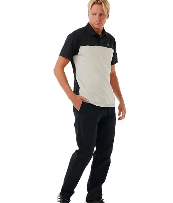 Pánské tričko Rip Curl Vaporcool Medina Seacell Polo, Black/Grey
