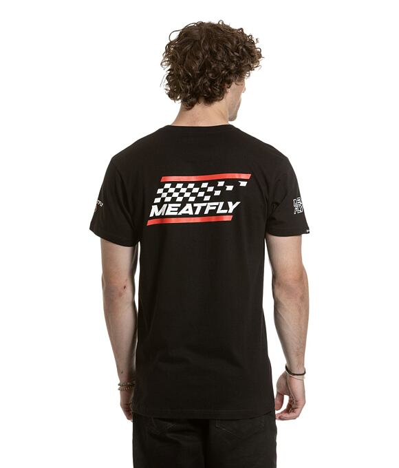 Pánské tričko Meatfly Furious, Black
