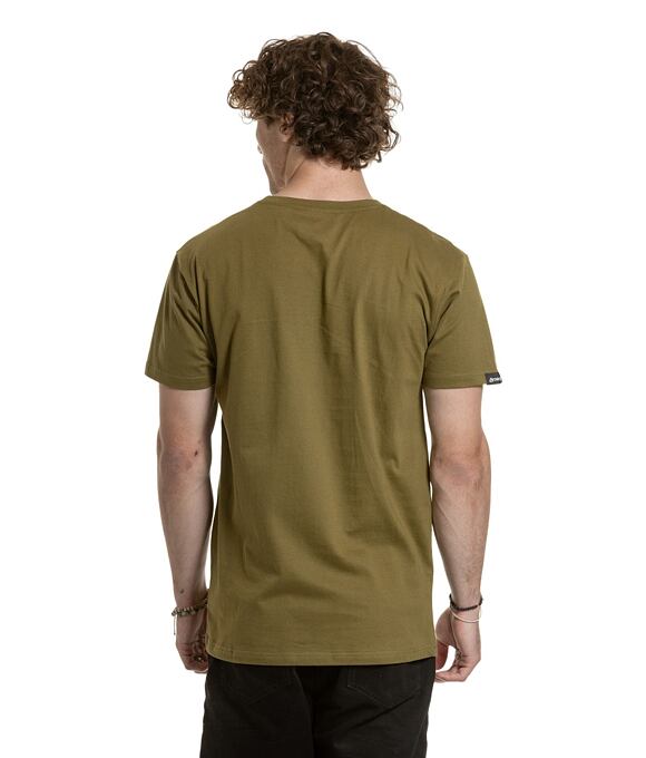Pánské tričko Meatfly Matal, Khaki Green