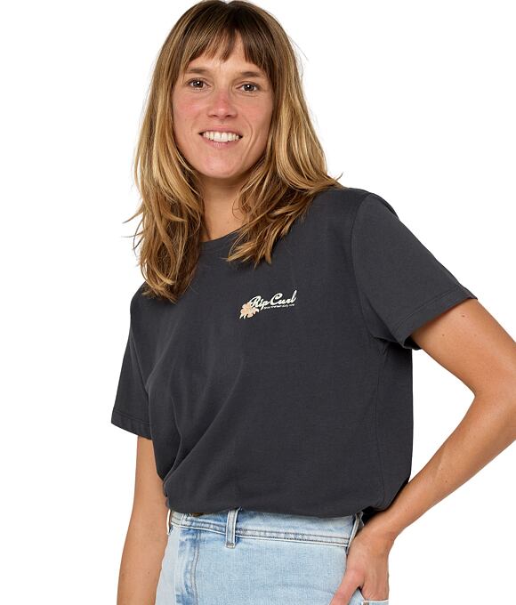 Dámské tričko Rip Curl Waikiki Standard, Washed Black
