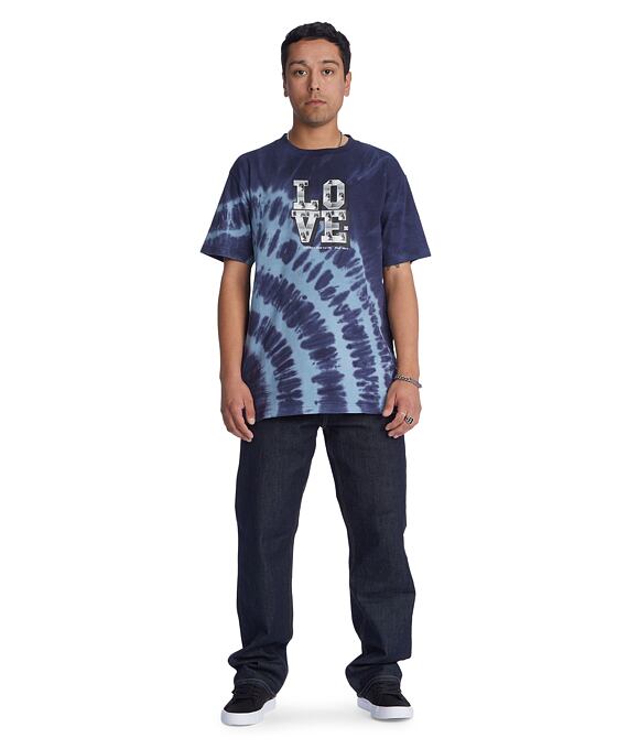 Pánské tričko DC Shoes Blabac Lovepark, Navy Blazer Spiral Tie Dye