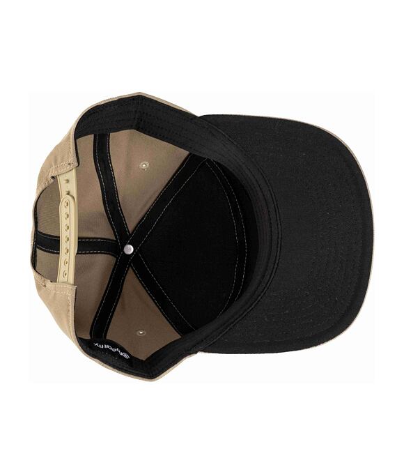 Kšiltovka Meatfly Creeper 6 Panel Snapback, Olive / Black Logo