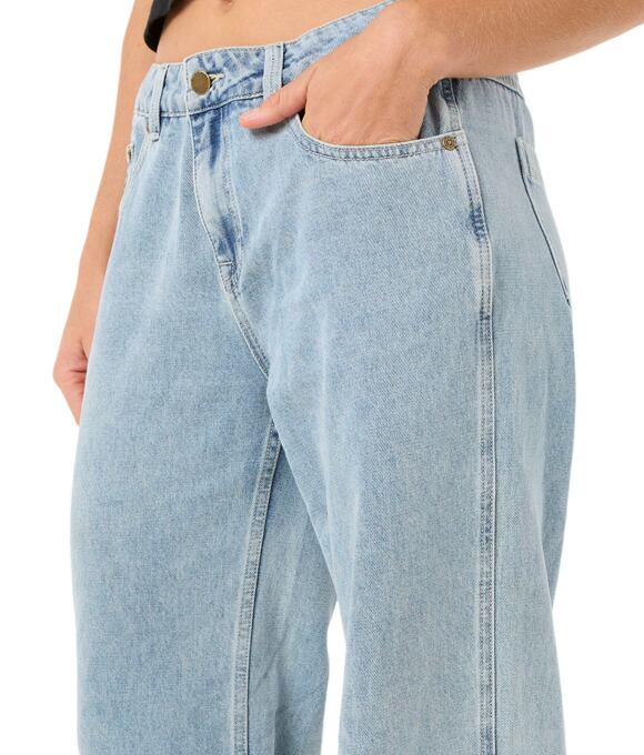 Dámské kalhoty Rip Curl Aggie Relaxed Jeans, Vintage Blue