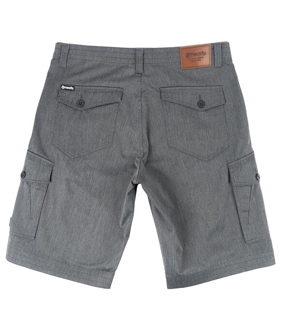 Pánské kraťasy Meatfly Icon, Heather Grey
