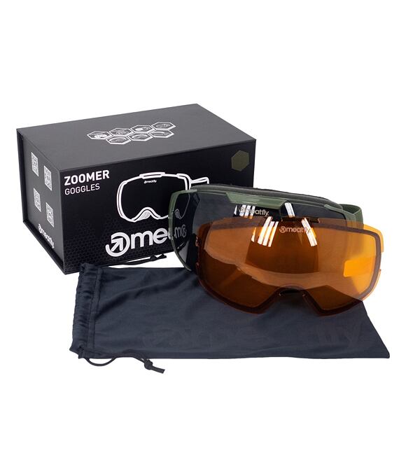 SNB & SKI brýle Meatfly Zoomer, Olive