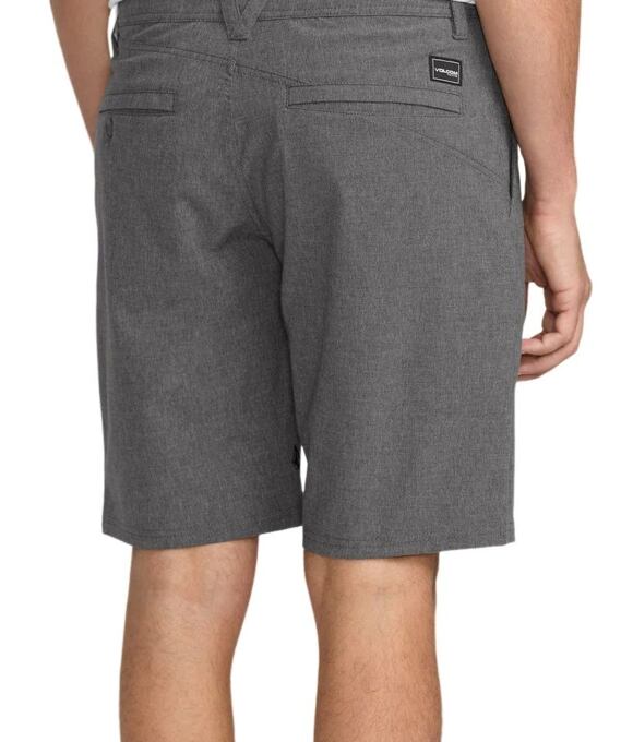 Pánské šortky Volcom Frickin Cross Shred Static 20, Charcoal Heather