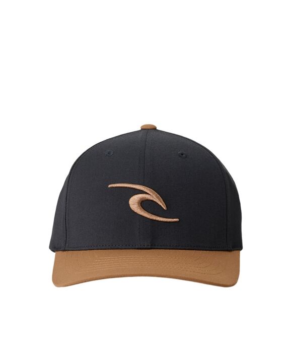 Kšiltovka Rip Curl Tepan 2.0 Flexfit Cap, Black / Tan